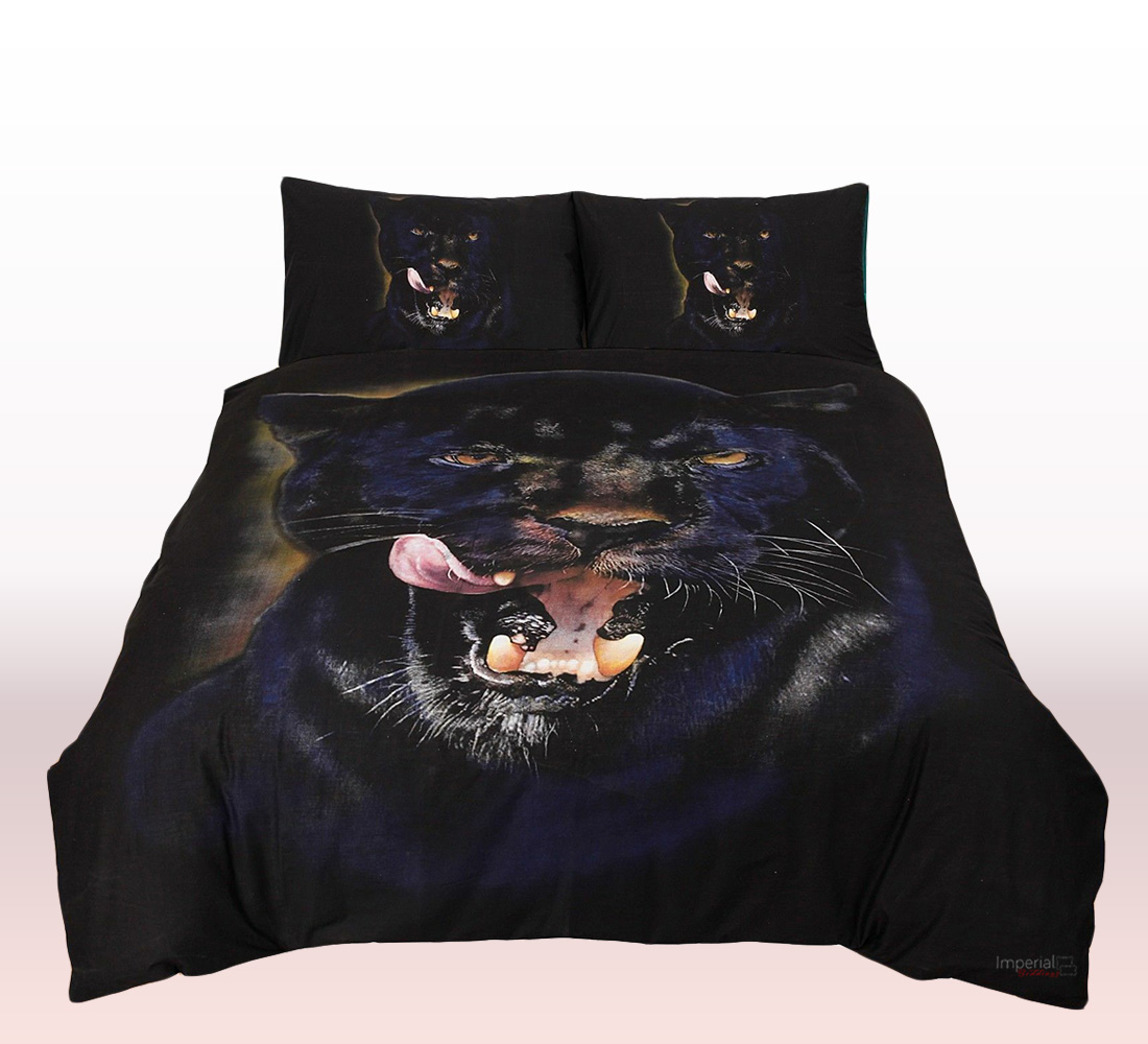 Bedding Sets Duvet Covers 3d Black Cat Panel Print Duvet Cover